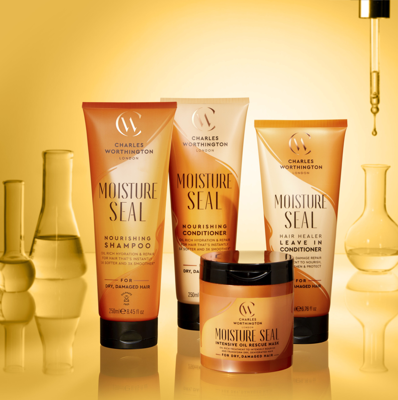 Charles Worthington Scalp Care Shampoo – Für Gesunde Kopfhaut | Mit Salicylsäure & Rosentönung | Tiefenreinigend
